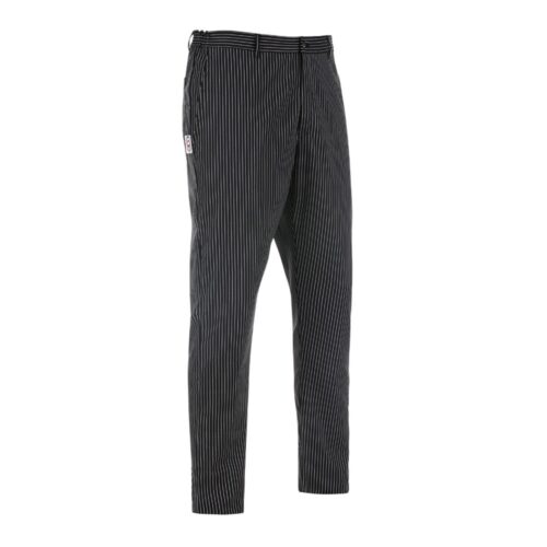 Pantaloni cuoco gessati aderenti-pantalone-slim-fit-gessato-egochef