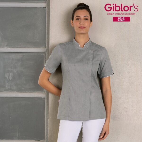 tania-giacca-cuoco-donna-grigio-ultraleggera-giblors-personalizzata-on-line