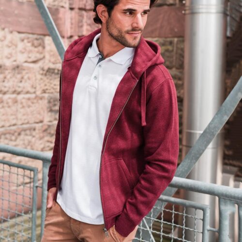 JE263M-giacca-felpa-zip-cappuccio-personalizzata-bordeaux-russel-athletic