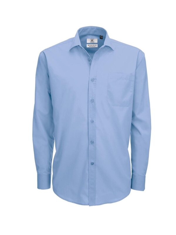 BCSMP61-smart-azzurro-camicia-uomo-b&c-manica-lunga-min