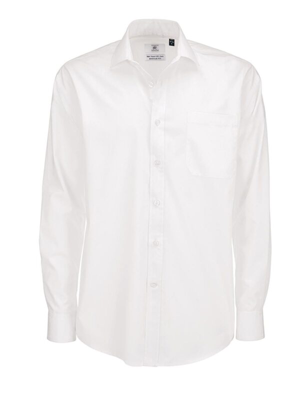 BCSMP61-smart-bianco-camicia-uomo-b&c-manica-lunga-min