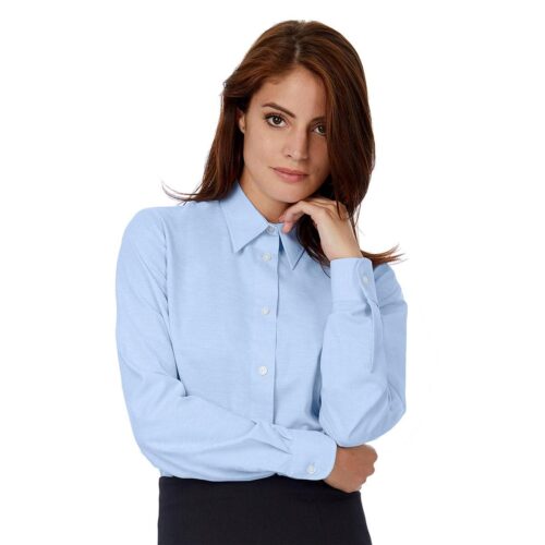 BCSWO03-camicia-tessuto-oxford-azzurro-donna-manica-lunga-azzurro-min