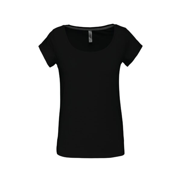 K384-t-shirt-nera-girocollo-bianca-persolaizzata-on-line-kariban