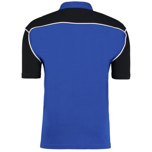Polo formula racing blu royal in cotone - immagine 3