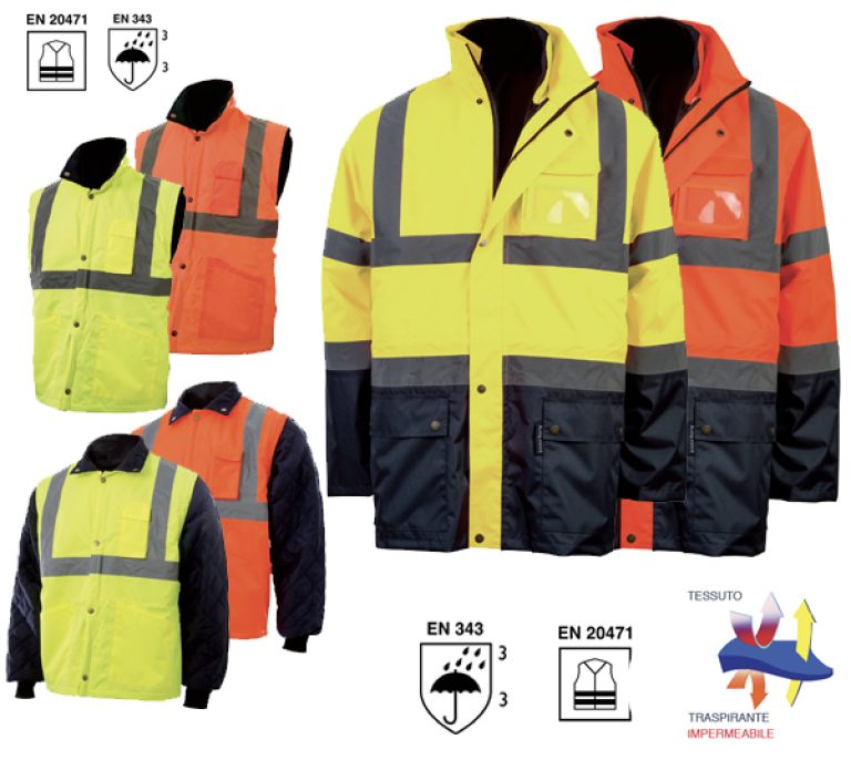 Parka alta visibilità Blue Tech ART261