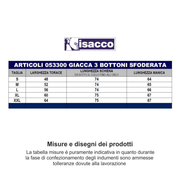 Giacca uomo Isacco 053301 - immagine 3
