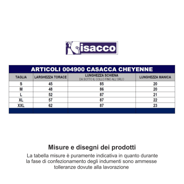 Casacca Isacco Cheyenne 004902 - immagine 3