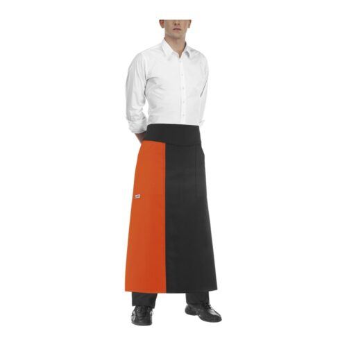 grembiule-a-vita-alla-francese-egochef-duble-nero-arancione-6109013C-westrose-online