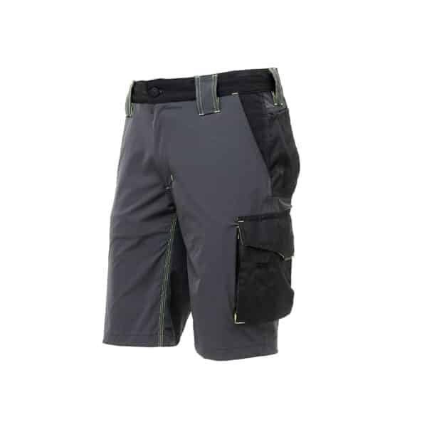 Pantaloni corti da lavoro U-Power Mercury grigio verde