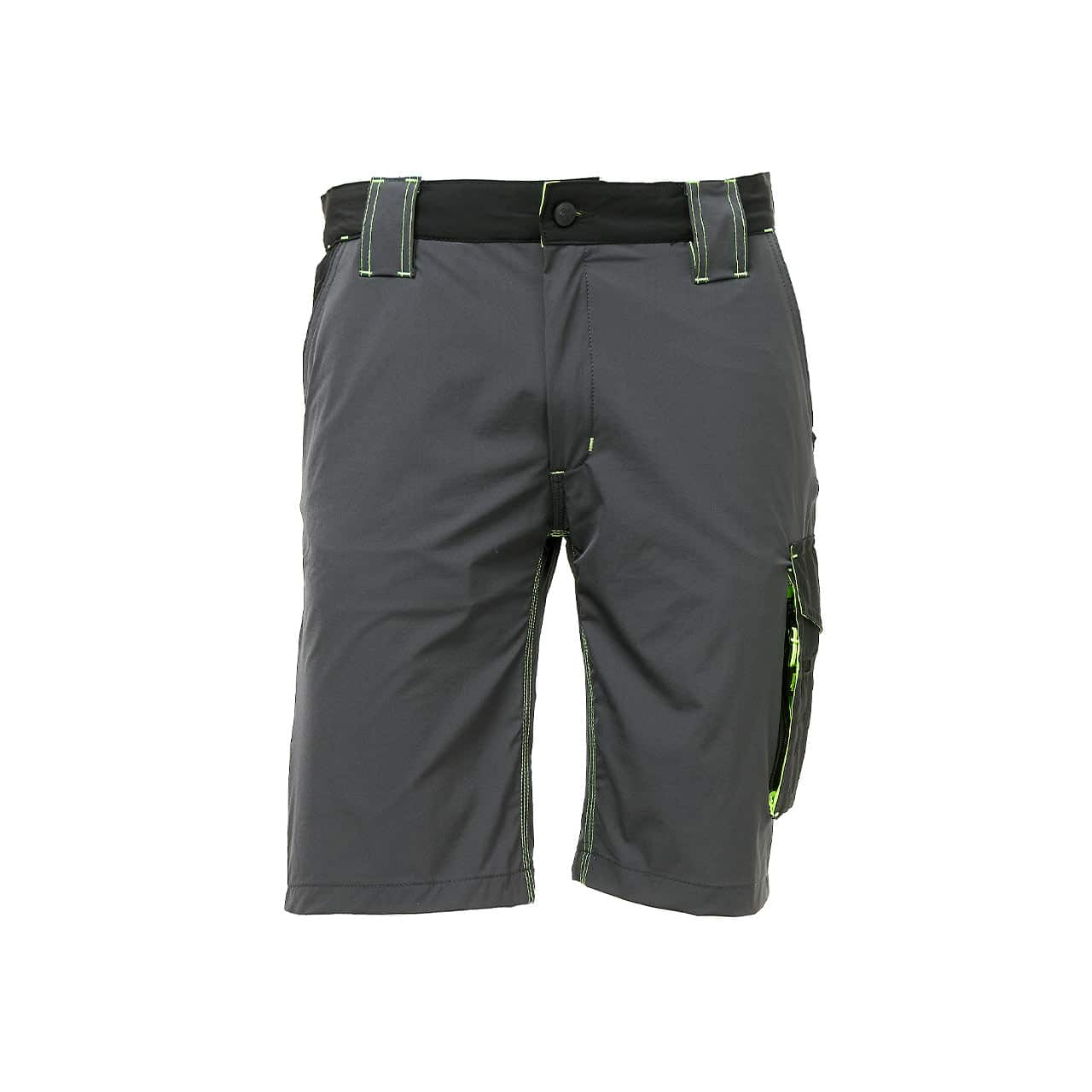 Pantaloni corti da lavoro U-Power Mercury grigio verde