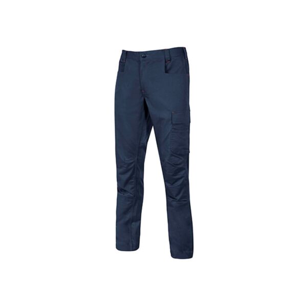 Pantaloni da lavoro U-Power elasticizzati Bravo Top blu navy