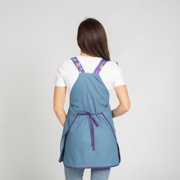 AEIOU grembiule scuola in jeans - immagine 2