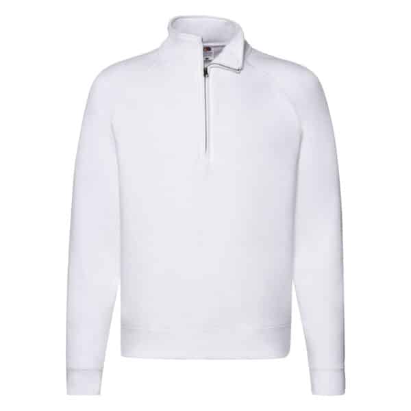 Premium Zip Neck Sweat Felpa Mezza Zip Fruit of Loom - immagine 2