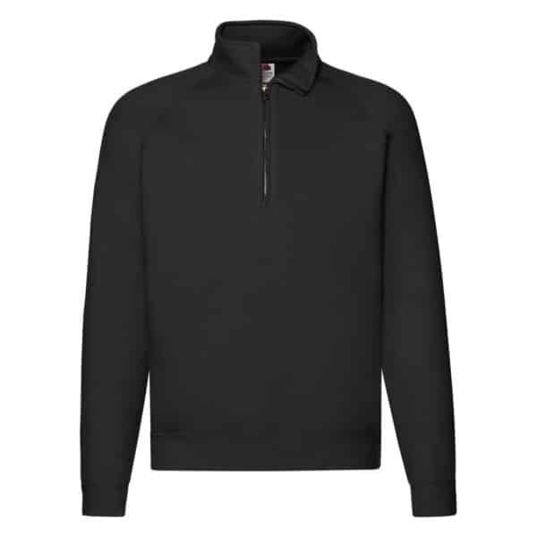 Premium Zip Neck Sweat Felpa Mezza Zip Fruit of Loom - immagine 3