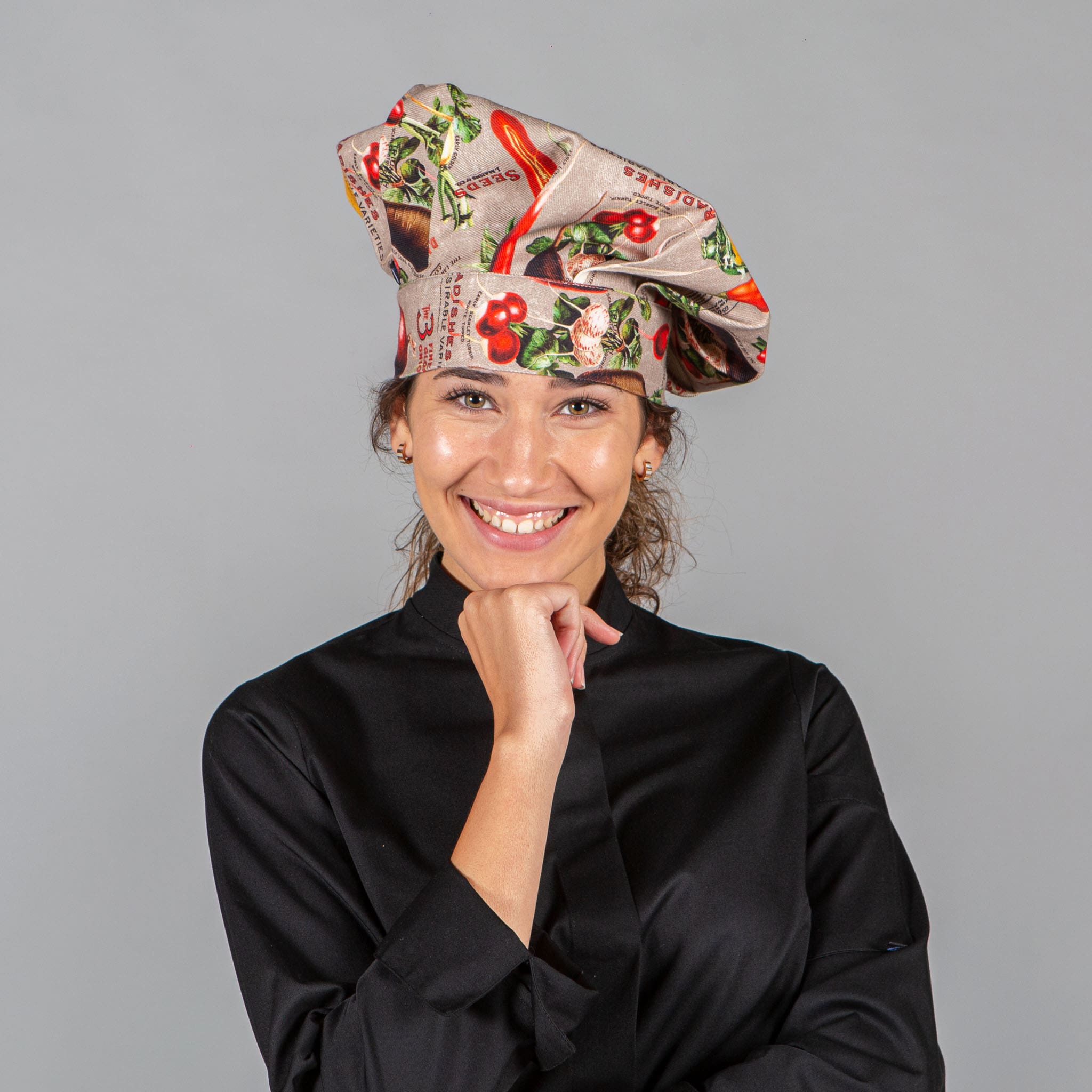 Vegetale cappello cuoco fantasia verdure cotone - Acquista Online