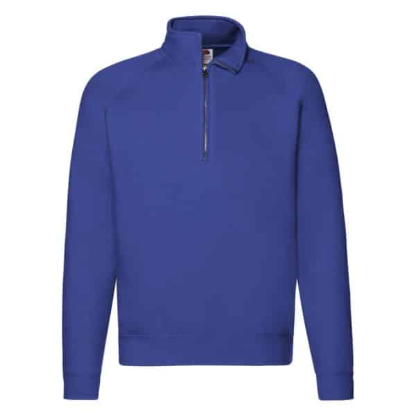 Premium Zip Neck Sweat Felpa Mezza Zip Fruit of Loom - immagine 5