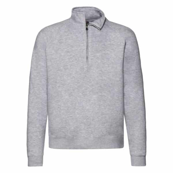 Premium Zip Neck Sweat Felpa Mezza Zip Fruit of Loom - immagine 6