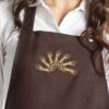 "Il Forno" grembiule con pettorina wengé - immagine 2