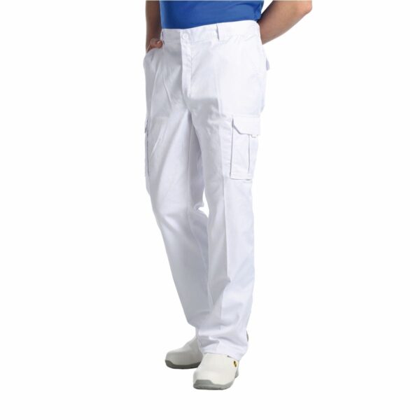 Oslo pantaloni bianchi con tasconi