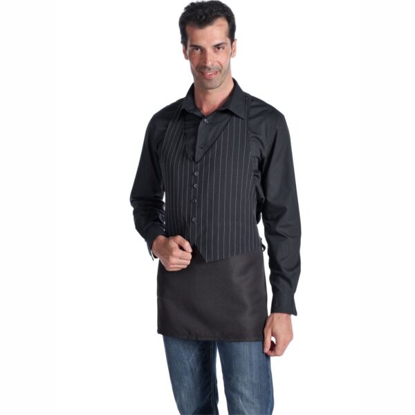 Star Gessato grembiule unisex ristorante West Rose - immagine 2