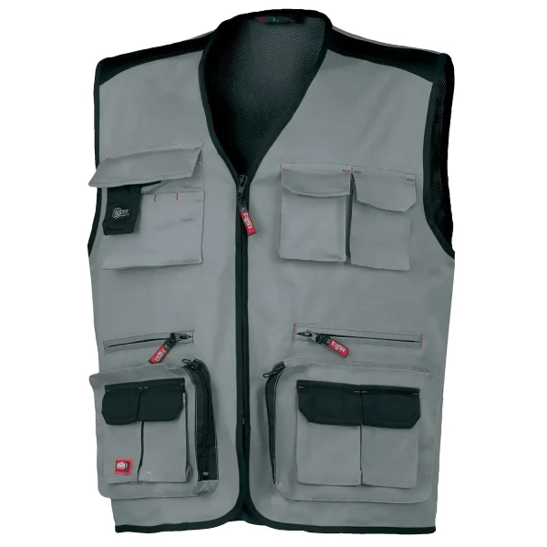 8746-gilet-multitasche-grigio-da-lavoro-issa-stretch