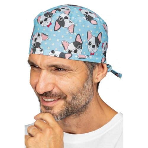 bandana-avana-blue-dog-100-cotone