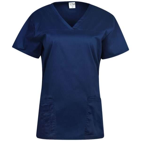 casacca-infermiera-cotone-blu-BW4010