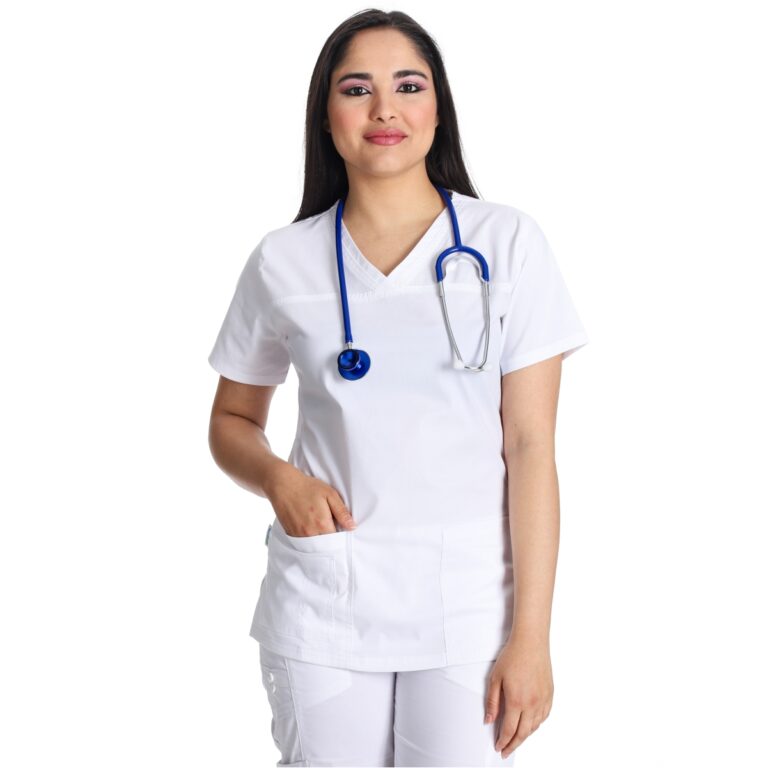 Casacca sanitaria donna Andrea bianco