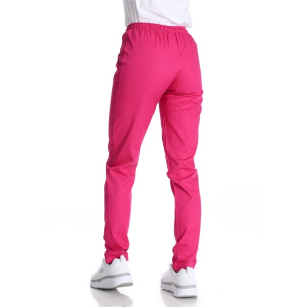 pantaloni-estetista-SPA-fuxia-londra-west-rose