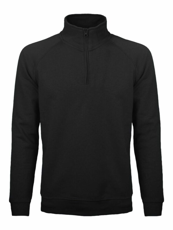 felpa-1/2-zip-black-spider-bs301