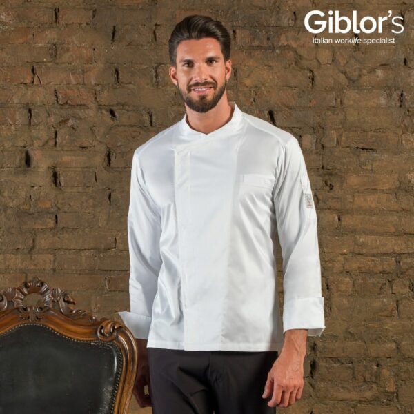 giacca-cuoco-giblor-microfibra-michael-air-bianca-indossata-min