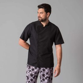 giacca cuoco slim fit maniche corte