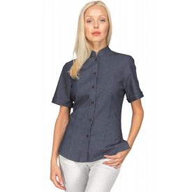Camicetta Hollywood jeans blu manica corta Isacco