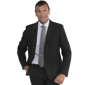 Giacca uomo 3 bottoni nero Isacco