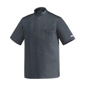 giacca-cuoco-ottavio-manica-corta-microfibra-grigia-ego-chef