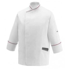 Pocket bianca giacca cuoco Egochef
