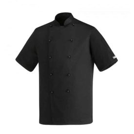 Safety nera manica corta giacca cuoco Egochef